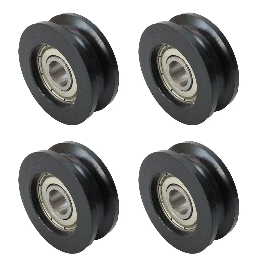 

Set Of 4 Nylon Bearing Pulley Wheels 33.6mm For Gym For Cable Machines And Pulley Load Bearing Weightlifting Systems