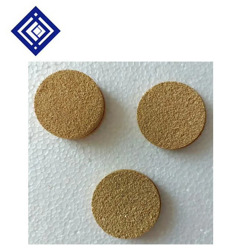 Imagem -02 - Cobre Sinterizado Filtros de ar Filtros de Silenciador Bronze Sinterizado Filtros Metalurgia pó Sinterizado Cobre 50 Pcs pó de