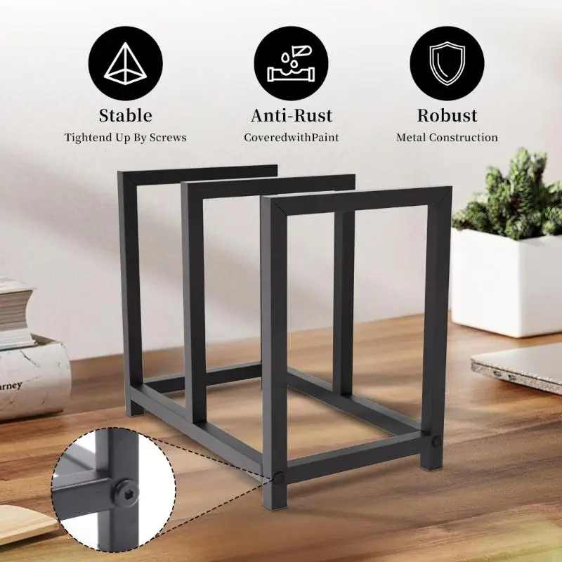 

Настольные винилы записывают материал металла черноты шкафа хранения для дисплея Ф19Э альбома