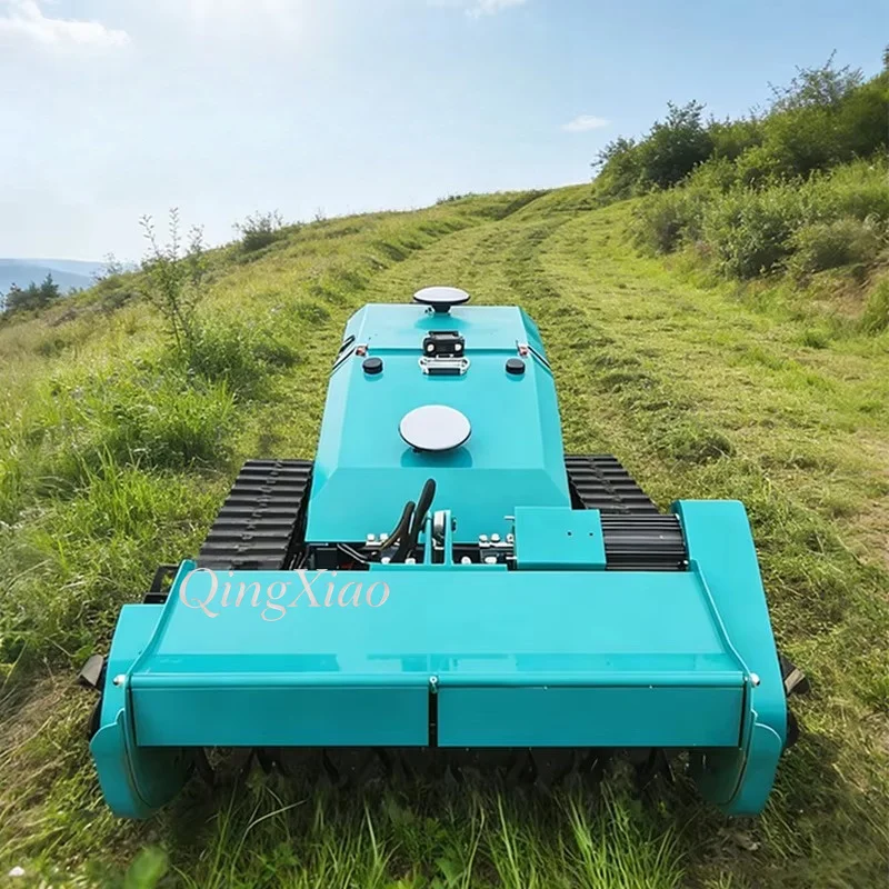 Crawler Lawn Mower For Farmland Grass Cutting Flexible Operation For Lawn Care Hillside Green Belt And Overgrown Grass Clearing