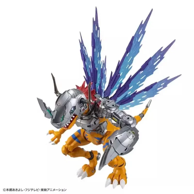 Bandai Genuine Digimon Adventure Anime Figure Figure-Rise Metal Greymon Action Figure Toys for Boys Girls Gift Collectible Model