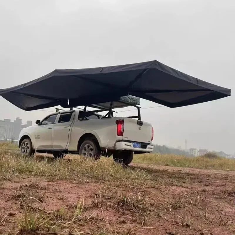 

270° Portable Side Extend Car Awning - Foldable Canopy for Camping/Outdoor Car Shade