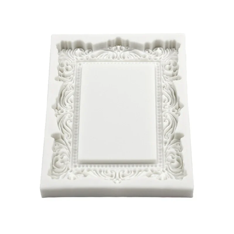 قالب إطار الصورة الأوروبي لتزيين الكيك مصنوع يدويًا #5