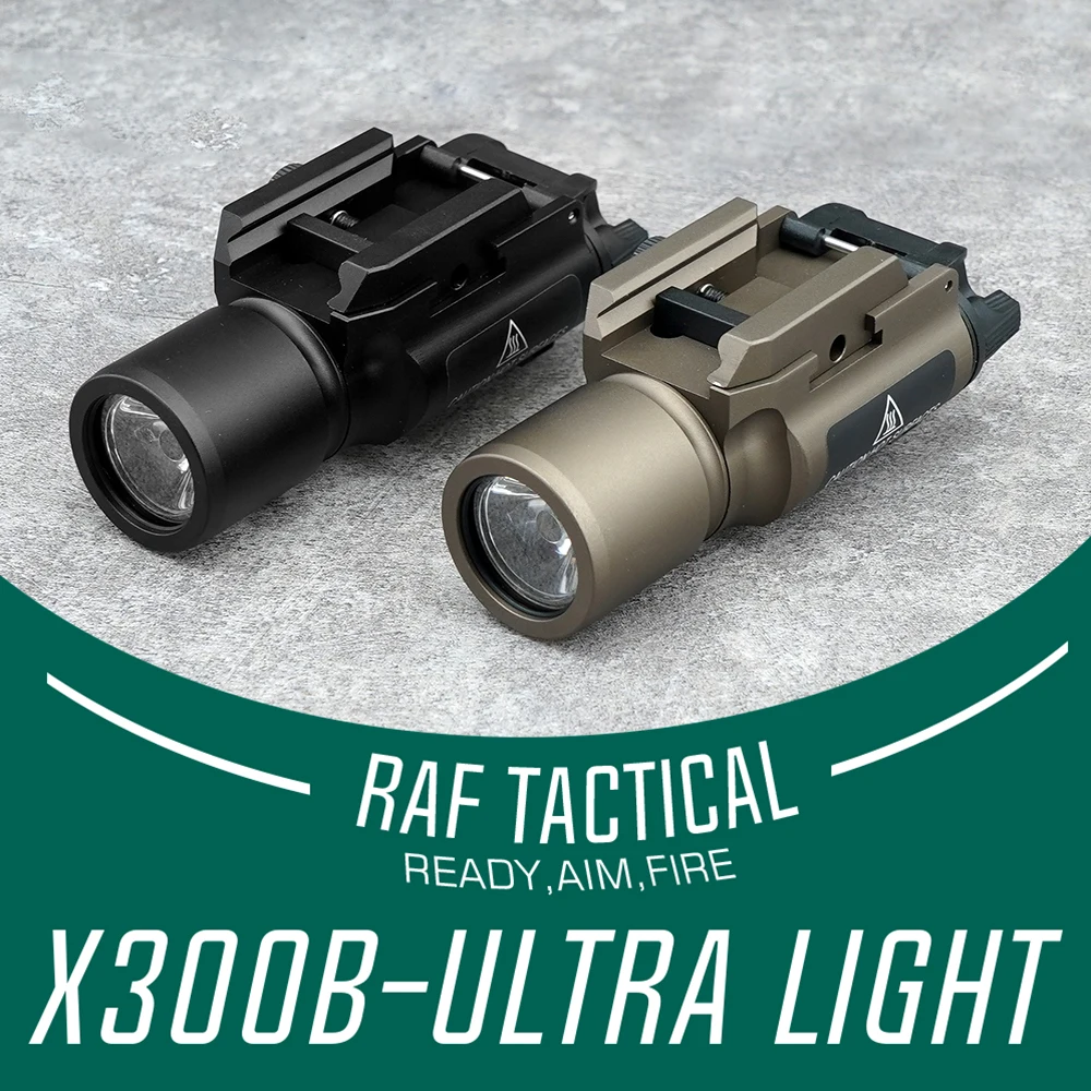 Weapon Light Scout Light SF X300B Tactical Metal Flashlight Ultra 1000 lumens Black and FDE in stock