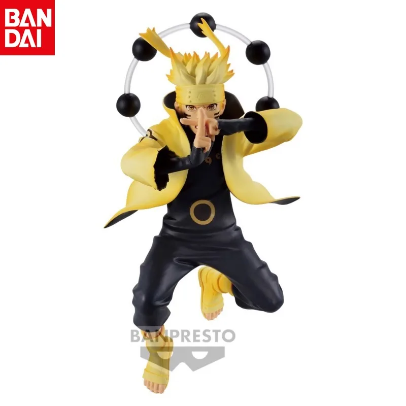 Bandai Genuine Original Naruto Shippuden Uzumaki Naruto Scenery Anime Movable Model Collection Hand-made Holiday Gift