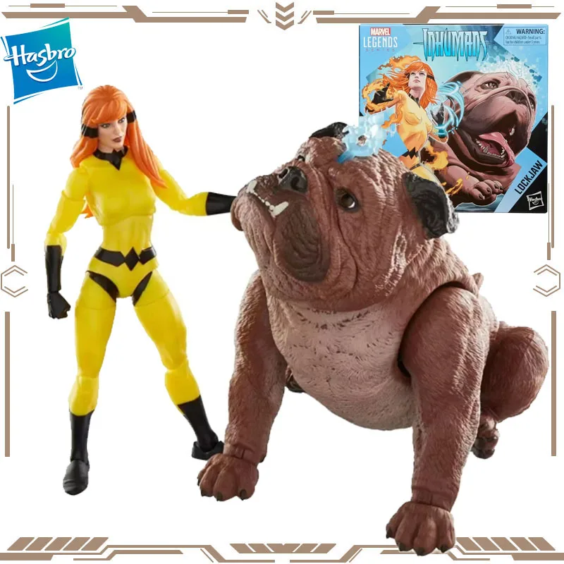 

Hasbro Original Marvel Legends Inhumans Crystal Lockjaw Action Figure Toys for Boys Girls Gift Collectible Model Ornaments