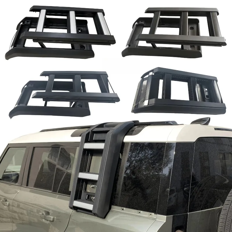 

Aluminium Telescopic Side Ladder Roof Ladder for 2020-2025 Land Rover L663 110/90/130 Auto Accessories YH-Q-LD003