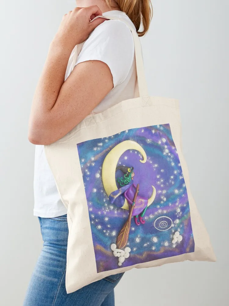 

Sailing Amongst the Stars - Witch Art Tote Bag Women's bags tote bag university cute pouch bag
