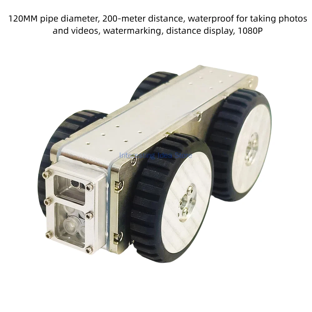 Pipeline Inspection Robot Sewage Small Pipe Diameter Endoscope Waterproof Remote Control Vehicle Wired Threading Device