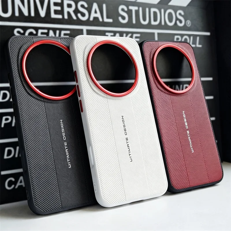 

Case For Honor Magic 8 Pro 7 RSR Magic8 8 Lite X9d 5G Stripe Leather Hard Back Cover Fashion Shell Shockproof Bumper