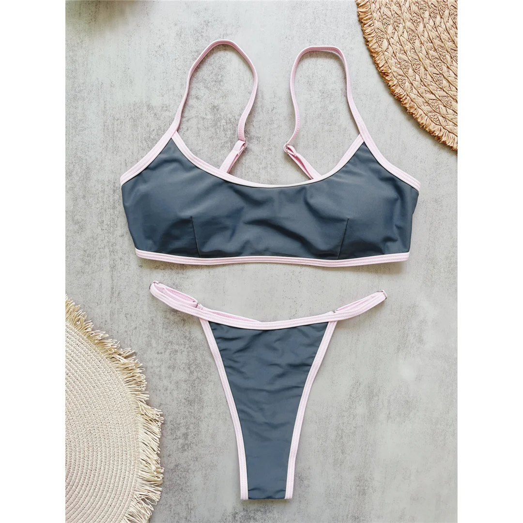 Sexy Extrem String Mini Micro Tanga Bikini Damen Badeanzug Frauen Bademode Zweiteiliger Bikini-Set Badeanzug Schwimmanzug V8248 – Detail 12