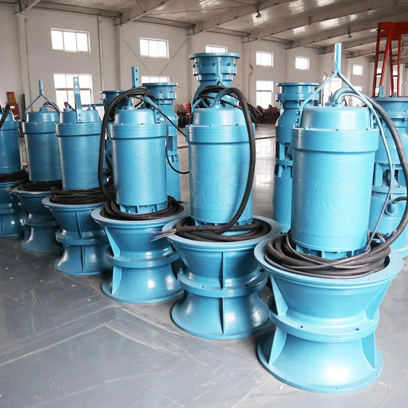 مضخة مياه محورية للتدفق المختلط 315 كيلو وات 8.2 م 7200 م 3 / ساعة مضخات غاطسة للزراعة للفيضانات