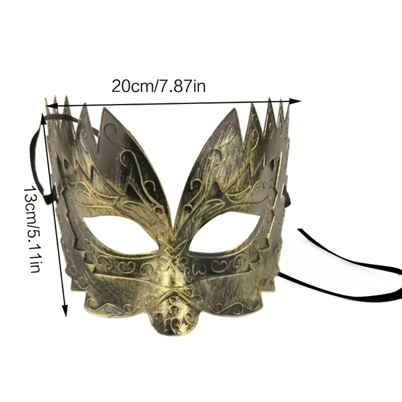 Maschera antica in maschera maschera con palla di Halloween maschere per feste in Costume di natale per coppie donne e uomini Mardi Gras-maschere