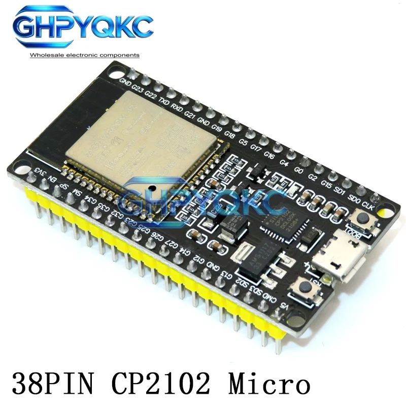 ESPWROOM32 Expansion Board Compatible with ESP-32S WiFi Bluetooth Development Board NodeMCU-32S Lua 38Pin GPIO Expansion Board