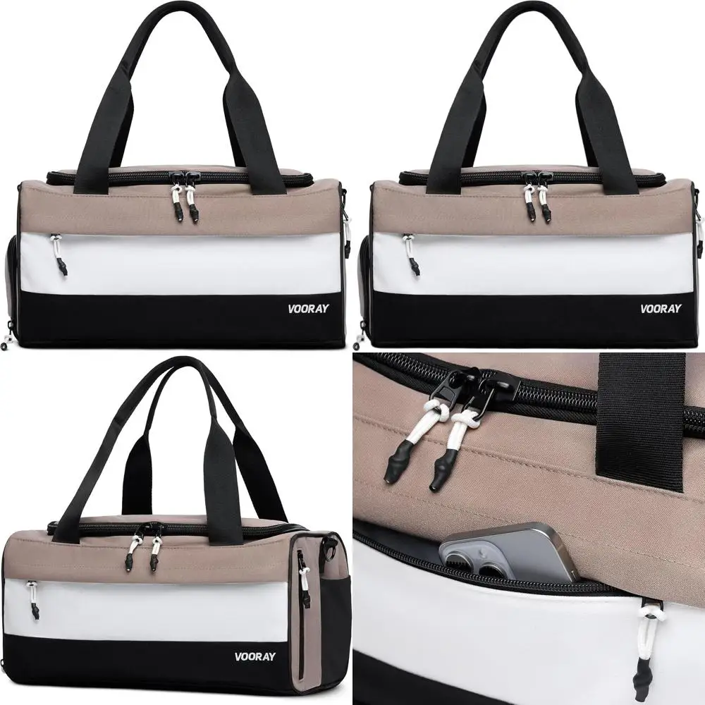 

Compact 23L Dual-Compartment Travel & Sports Bag for Men and Women with Shoe Pocket, Ideal for Weekend Trips, Overnight Stays, a