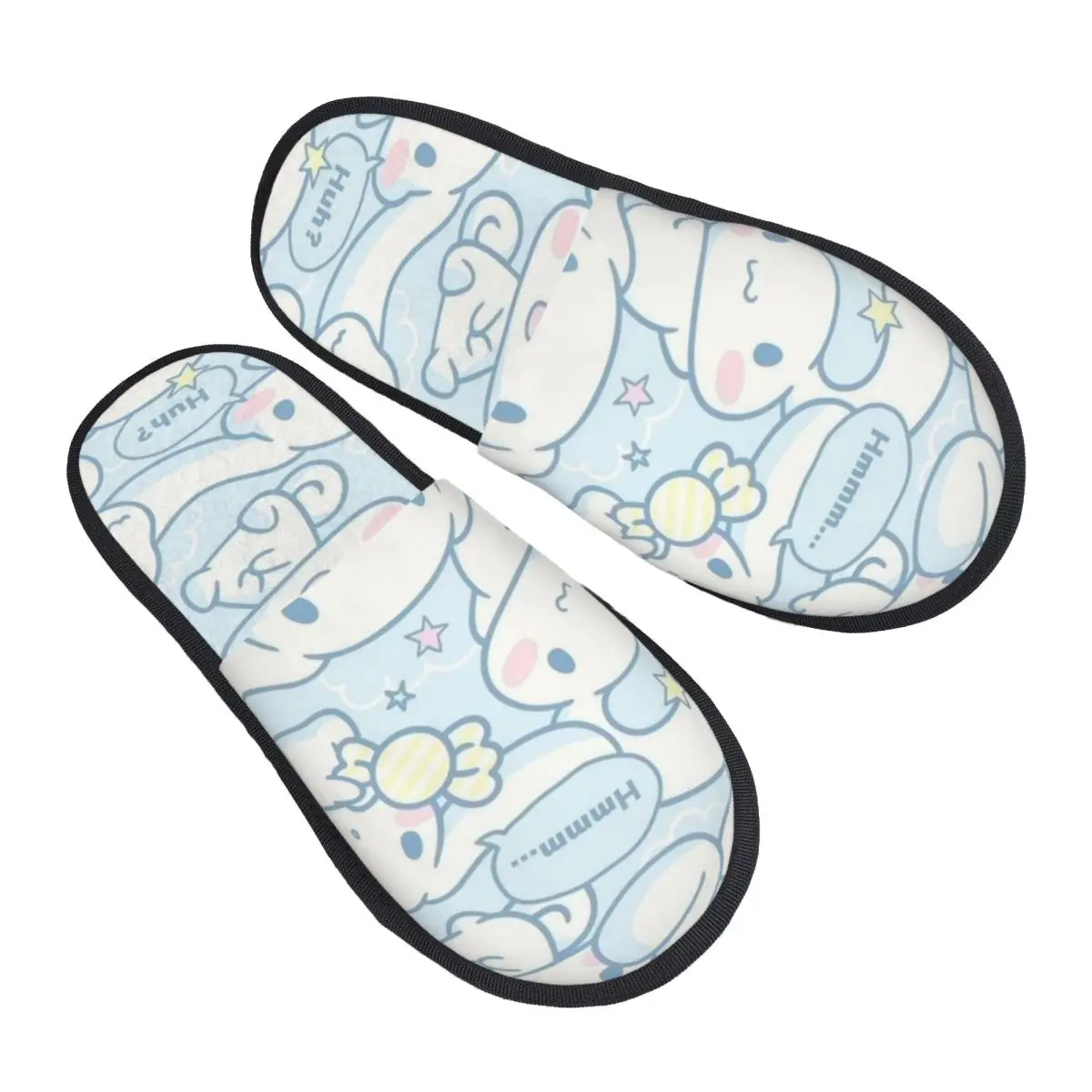 

Изготовленные на заказ тапочки для гостей с героями мультфильмов Cinnamoroll для ванной комнаты, женские домашние тапочки