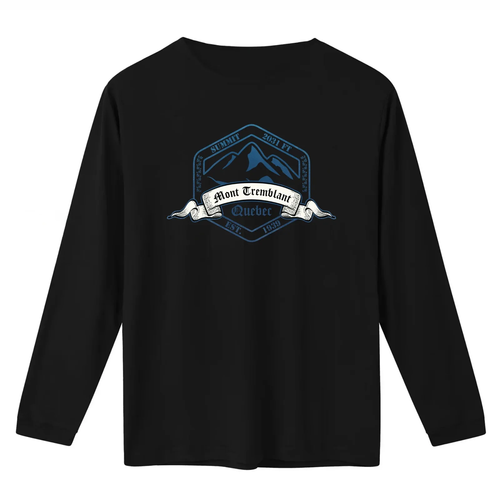Mont Tremblant Ski Resort Quebec T-Shirt Summer Casual Cotton Tee Oversized Streetwear Tops Vintage Graphic Print