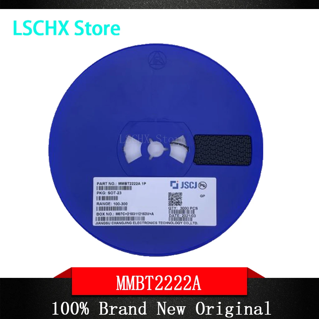 

3000 шт. Новый MMBT2222A 1P 2N2222 MMBT2222 0.6A/40V NPN коммутационный транзистор SOT-23 Триод