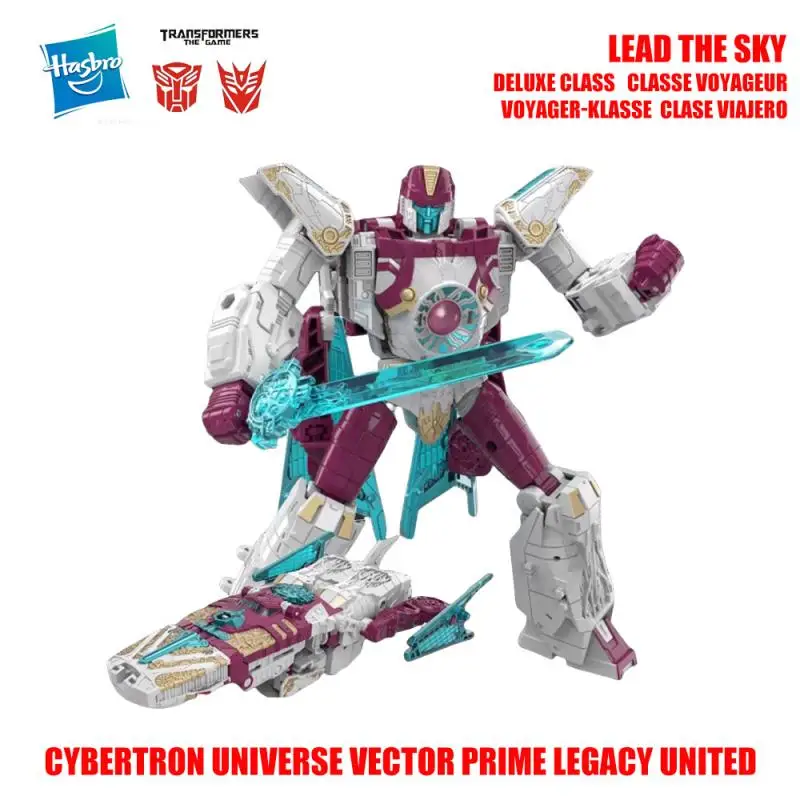 Hot Hasbro Transformers CYBERTRON UNIVERSE VECTOR PRIME LEGACY UNITED series action models handmade children's gift collectibles