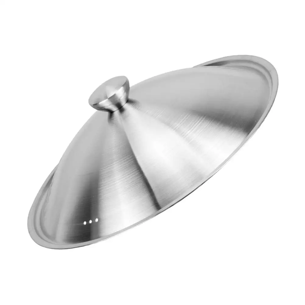 

Thickened Pot Lid Universal Stainless Steel Cover Plate Splatter Guard Boil over Preventer Cooking Tool Kitchen Gadget