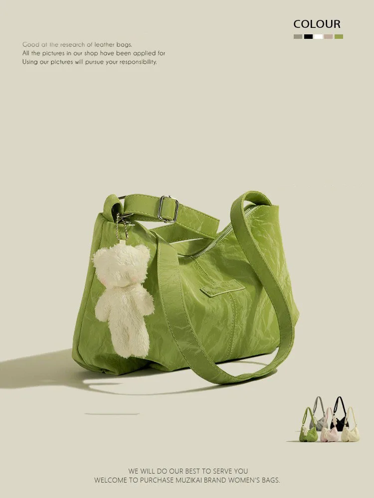 

Tote Bag Women's Bag New Versatile Fashion Simple Commuting High-end Soft Leather Lightweight Large Capacity Crossbody Bag
