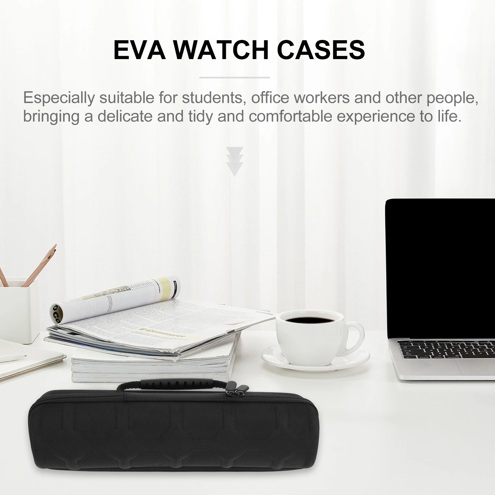 

Watch Storage Box Bag Protective Holder Container Case Men's Gift Eva Organizer