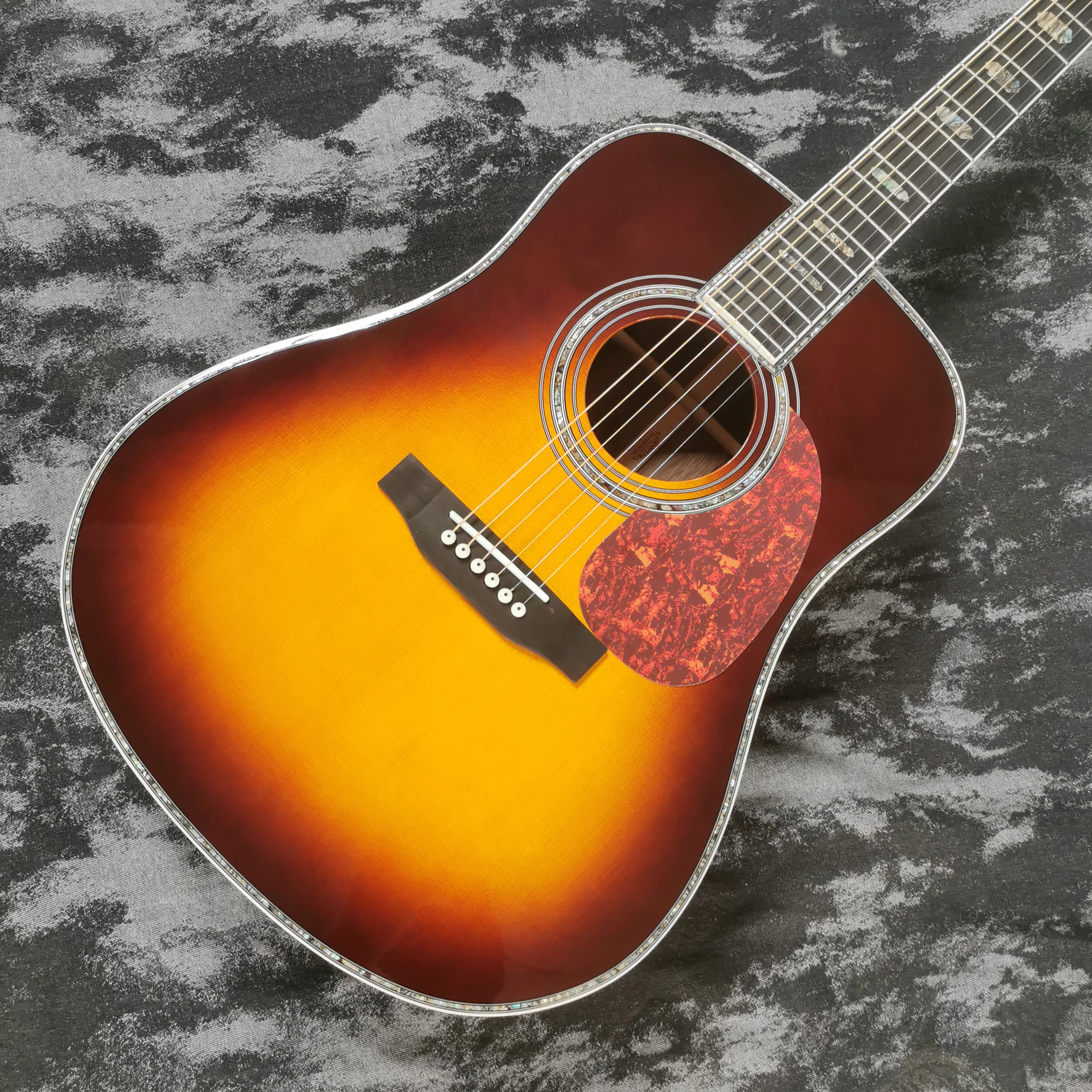 

D45 series solid wood profile 41-inch gradient light acoustic guitar