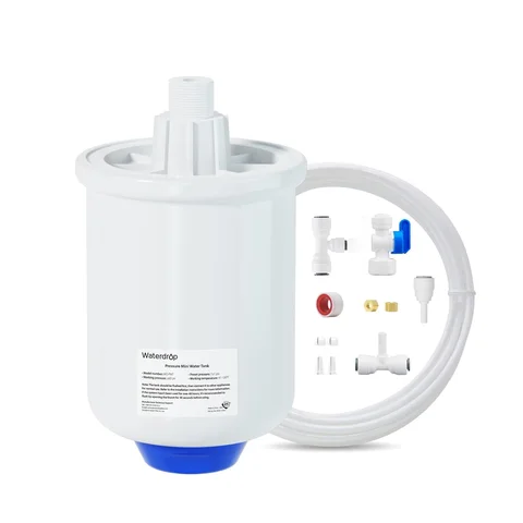 Waterdrop PMT Small Water Pressure Tank, RO Pressure Tank for All Tankless Reverse Osmosis System, Mini Reverse Osmosis Storage