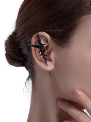 2024 New Crow Piercing Earrings New Gothic Style Men's And Women's Jewelry Party Gift