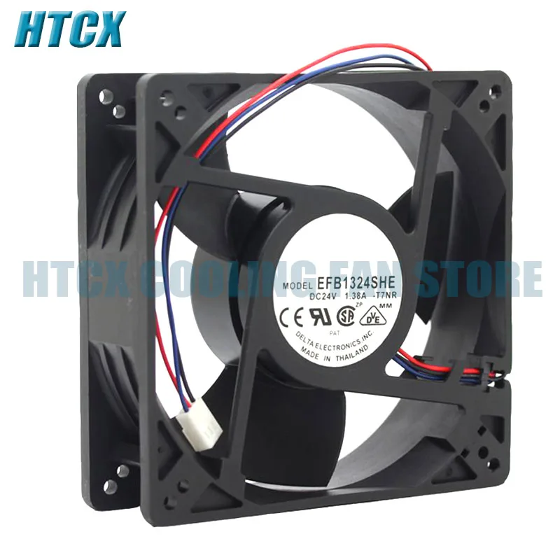 EFB1324SHE 127MM 12738 127*127*38MM 24V 1.38A cpu cooler heatsink axial Cooling Fan