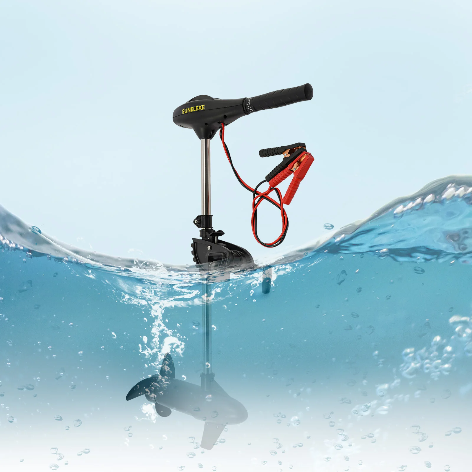 

58lbs Electric Outboard Motor Trolling Motor Brush Motor Fishing Boat Engine for Fishing Boats Dinghies 1700RPM