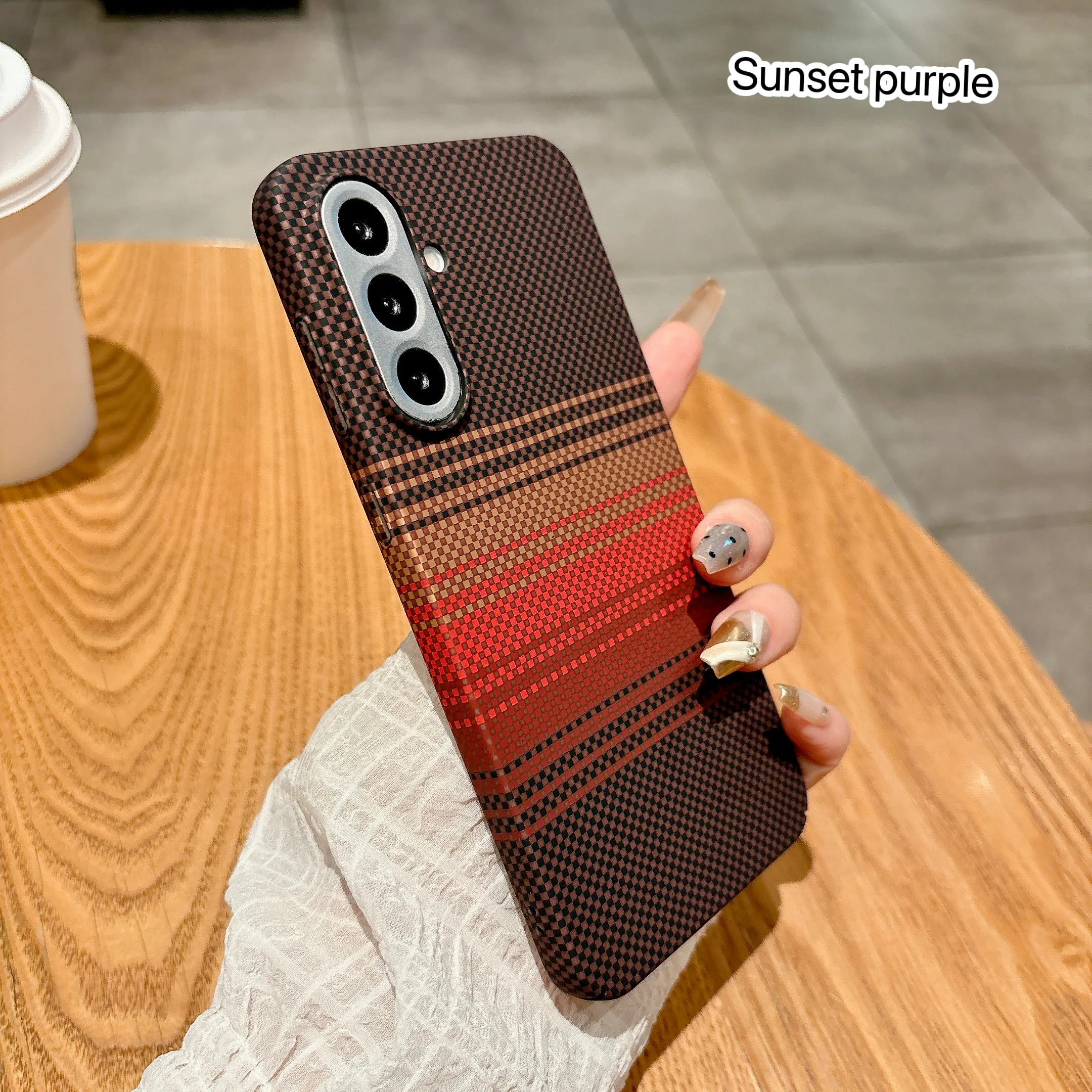 

Fashion Carbon Fiber Pattern Case For Samsung Galaxy A56 A55 A16 S22 S23 S24 S25 Ultra Plus Magnetic Shockproof Protect Cover