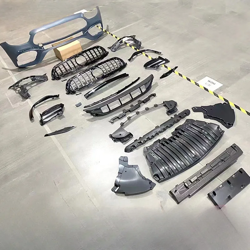 Suitable for 2021 Mercedes-Benz E-Class Executive Model W213 Emblem Modification E63 AMG Front Bumper Surround Assembly