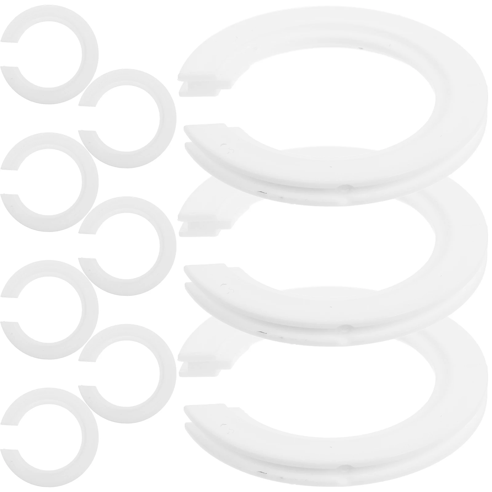 10pcs E27 To E14 Adapter Ring Plastic Light Socket Converter Compact Lamp Holder Reducer For Ceiling Lights Bulb Fixture