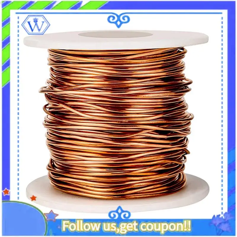 

A55P-2X 99,9% мертвая мягкая медная проволока, калибр 16, диаметр 1,3 мм, 127 футов / 39 м, катушка 1 фунт