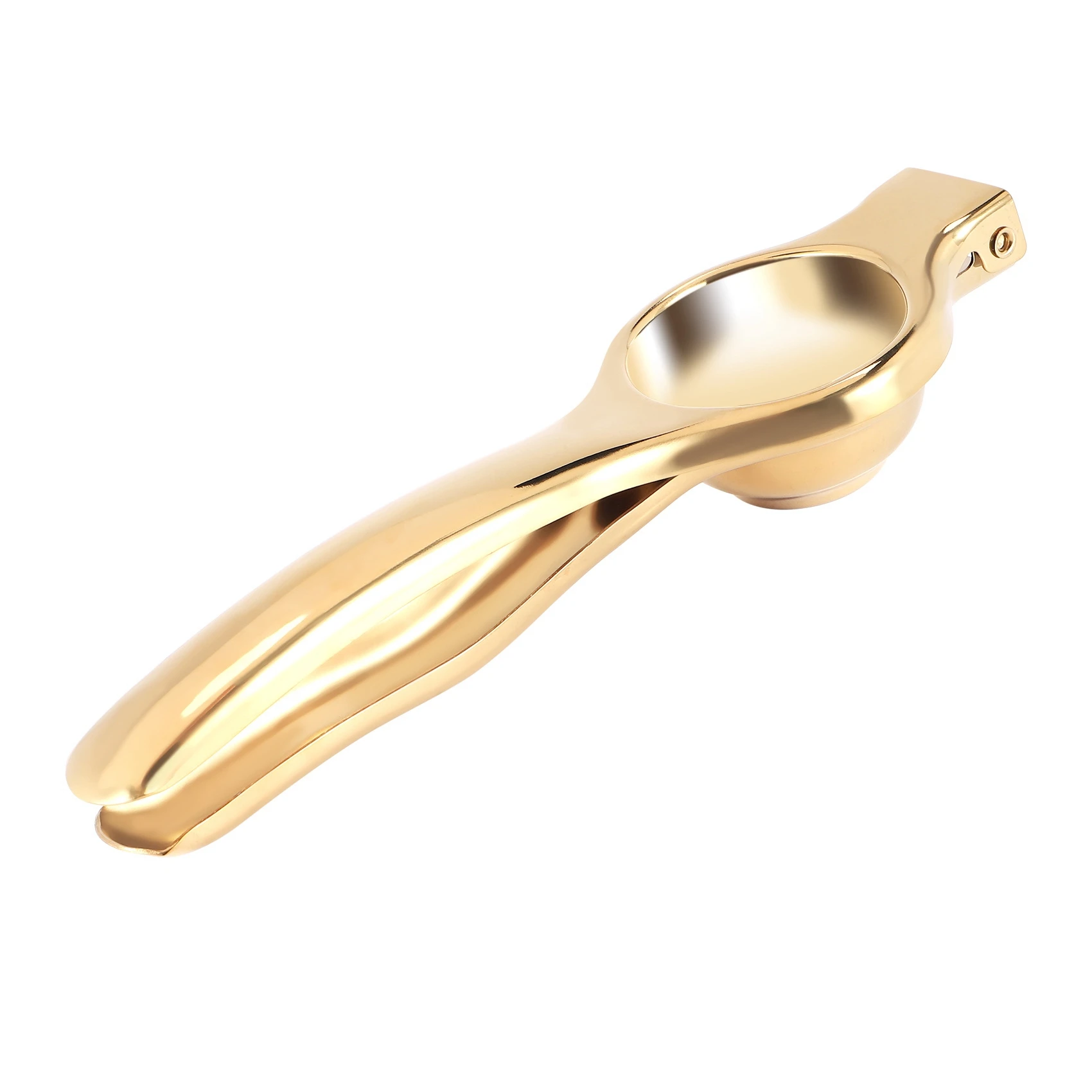 ABNH Manual Lemon Juicer Stainless Steel Juicer Press Citrus Handle Squeezer Tool, Gold