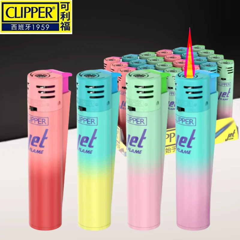 New Butane Gas Is Lighter, Lighter, Straight Gradient, Windproof, Pink, Lighter Inflatable, Collectibles Lighters Smoking view 5