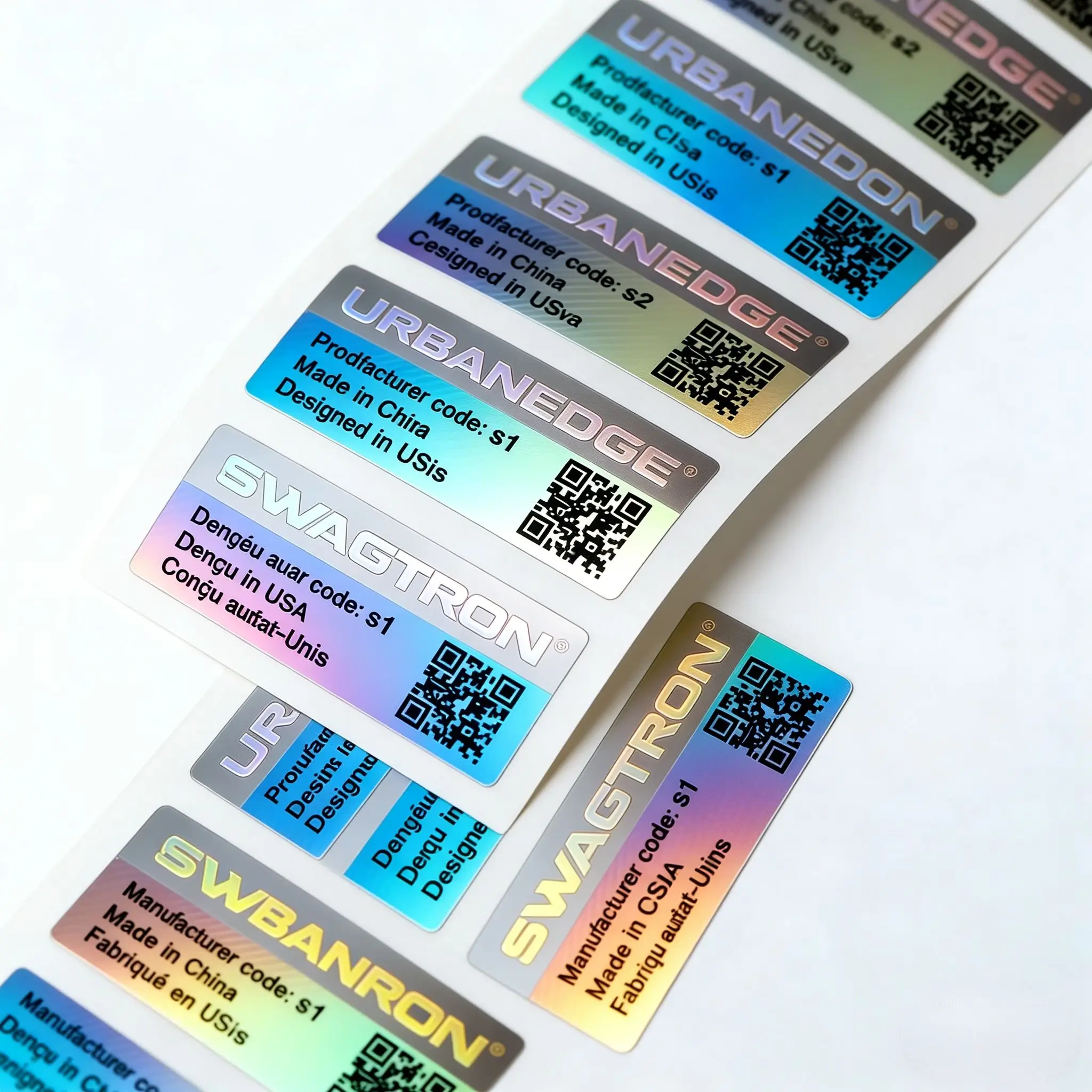 

High Grade Vinyl Stickers Anti-Counterfeit Strong Adhesion 3ml 5ml 10ml Peptide Bottle Labels Supplement Industry