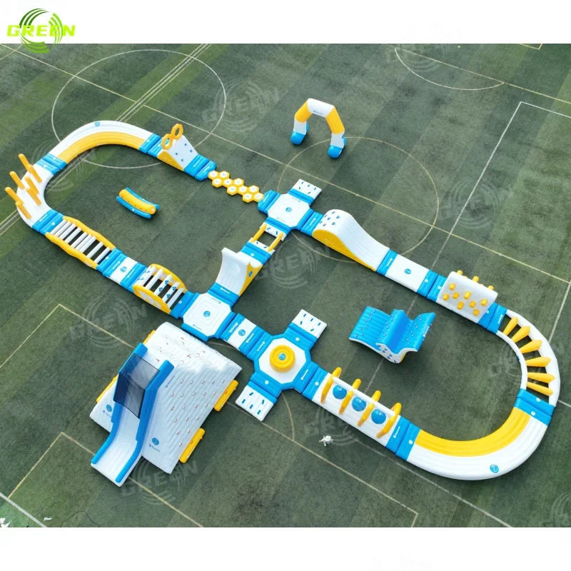 Popular High Quality PVC Water Play Equipment Inflatable Water Aquatic Park Inflatable Sports Water Park for Sale