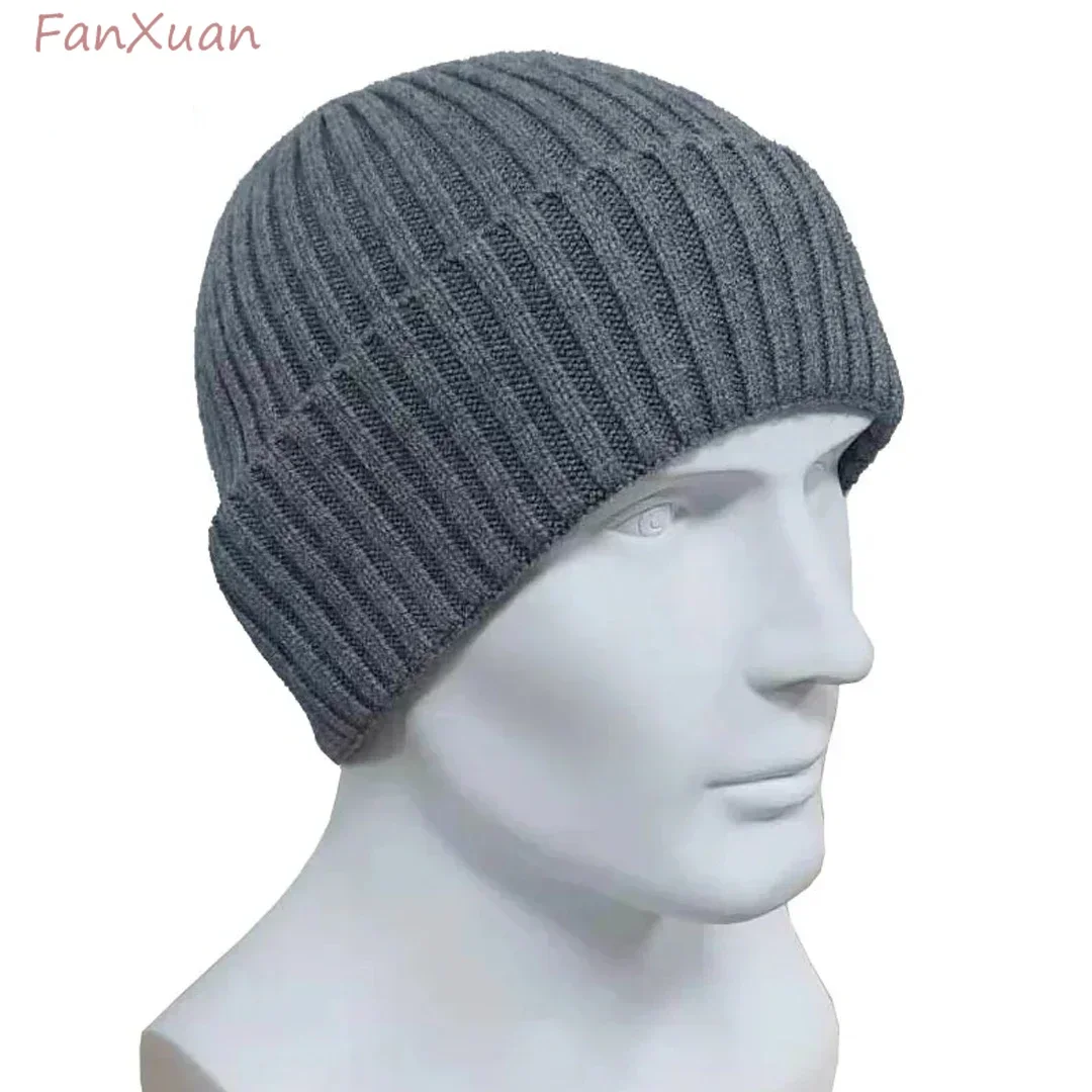 

Knit Beanies for Men Women Autumn Winter Hats Solid Color Simples Classic Bonnets Ski Caps Unisex Skullies Skullcaps