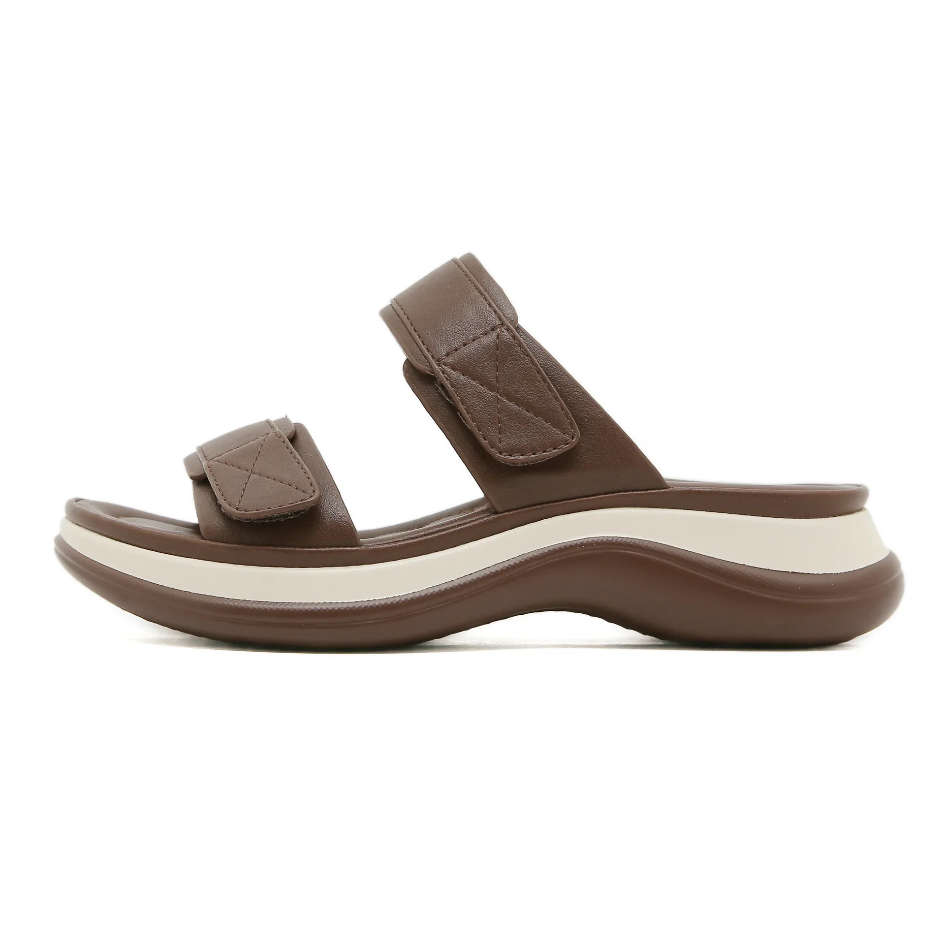 

Новые весенне-летние повседневные универсальные сандалии, женские нескользящие пляжные тапочки на толстой подошве