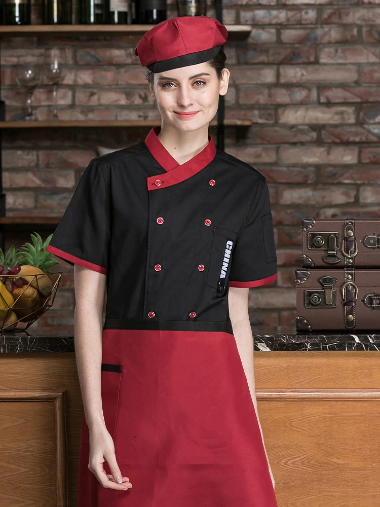 男性用レストランシェフジャケット,ホテルとキッチンのユニフォーム,ダイニングホールのユニフォーム,料理人のシャツ,パン屋とコーヒーショップ,ウェイターのダンガリー