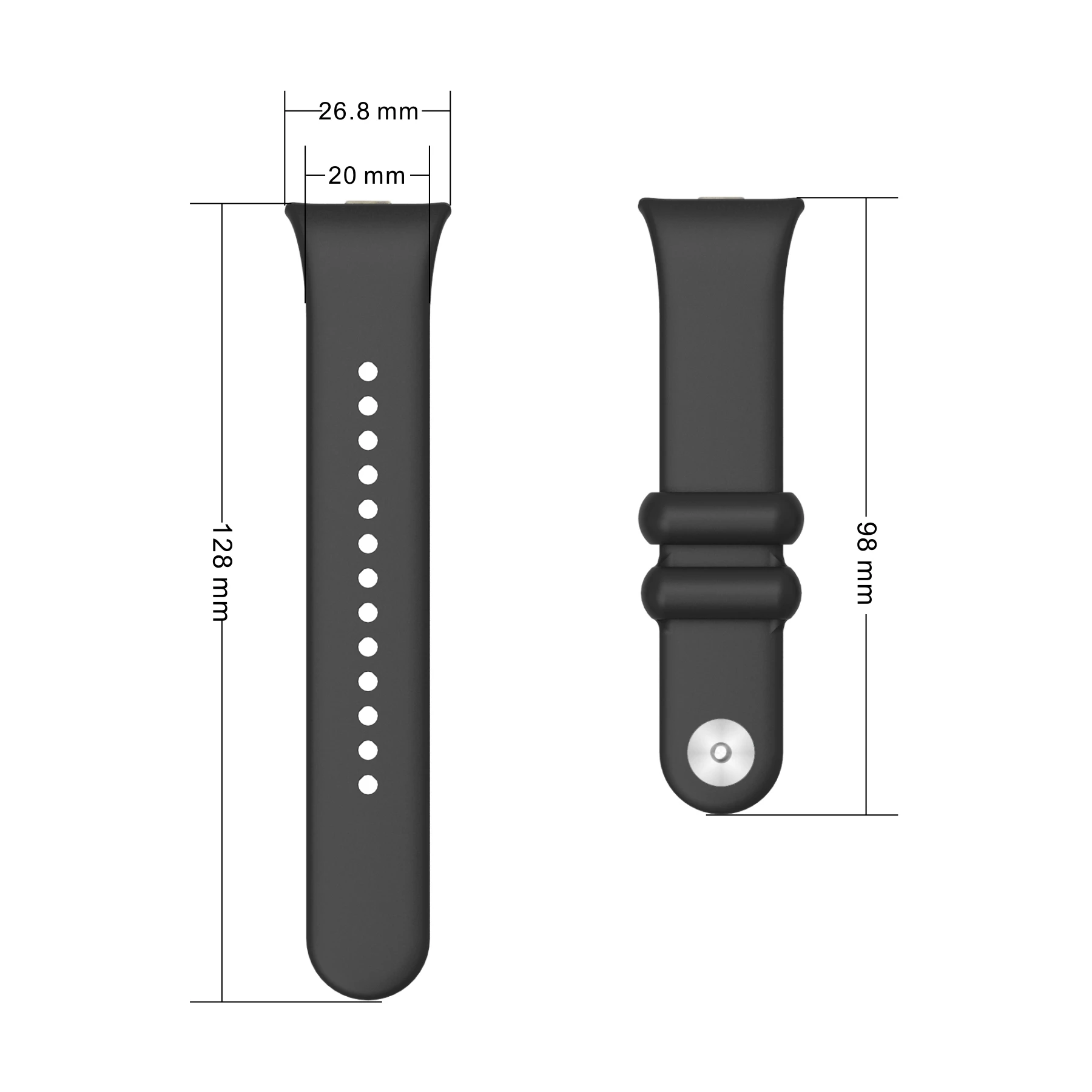 Correa de silicona para Xiaomi Rdemi watch 4, pulsera de repuesto para Mi band 8 Pro, accesorios deportivos