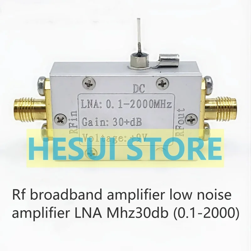 

Rf broadband amplifier low noise amplifier LNA0.1-2000MHz gain 30dB