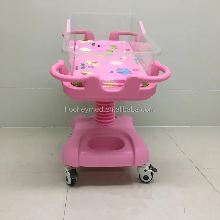 Hospital Plastic Portable Newborn Baby Cot Bed &baby Trolley For Hot-selling