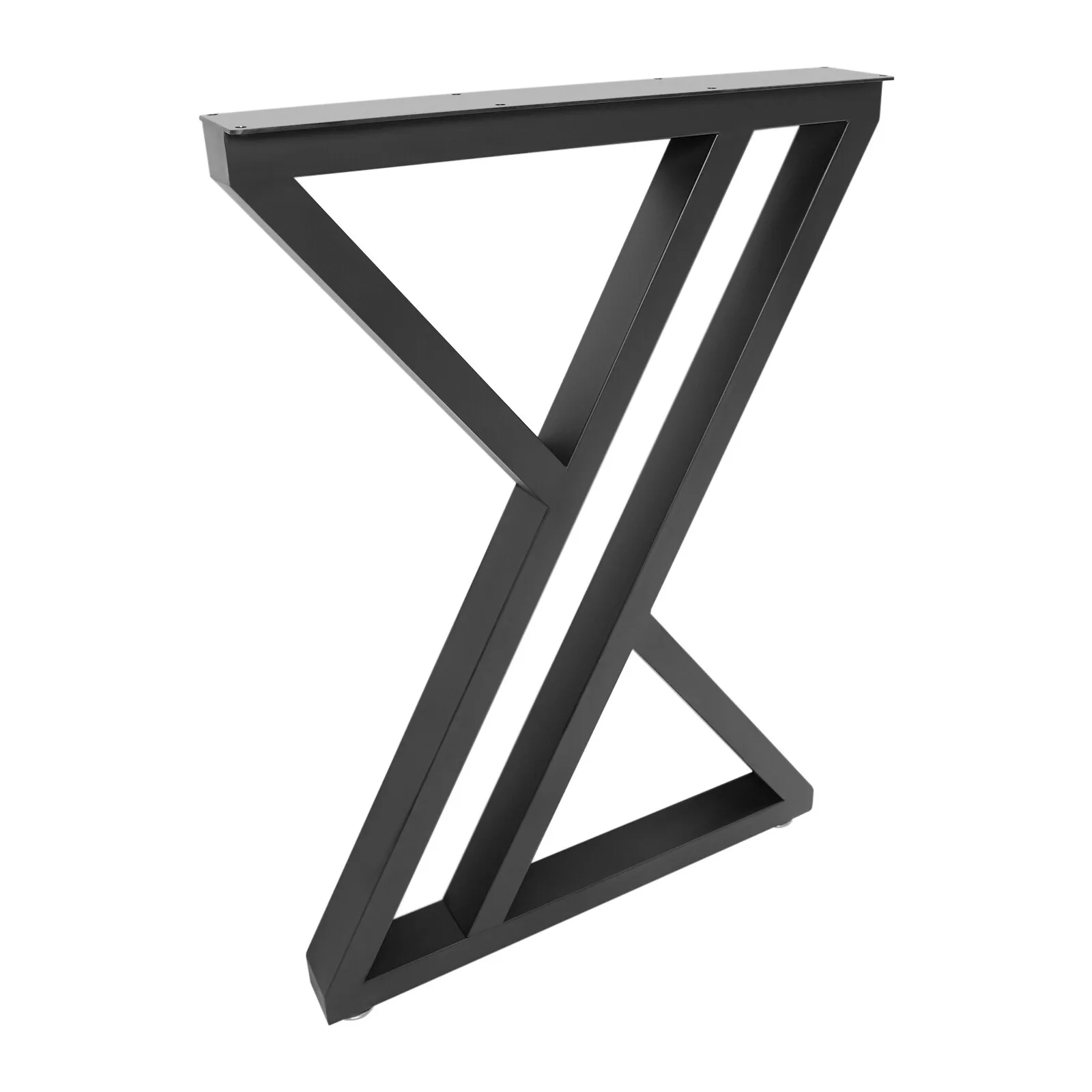 모던, 산업용 검정 철제, 고무 금속 가구 다리, 산업용 금속 테이블 다리, 검정색 가구 다리