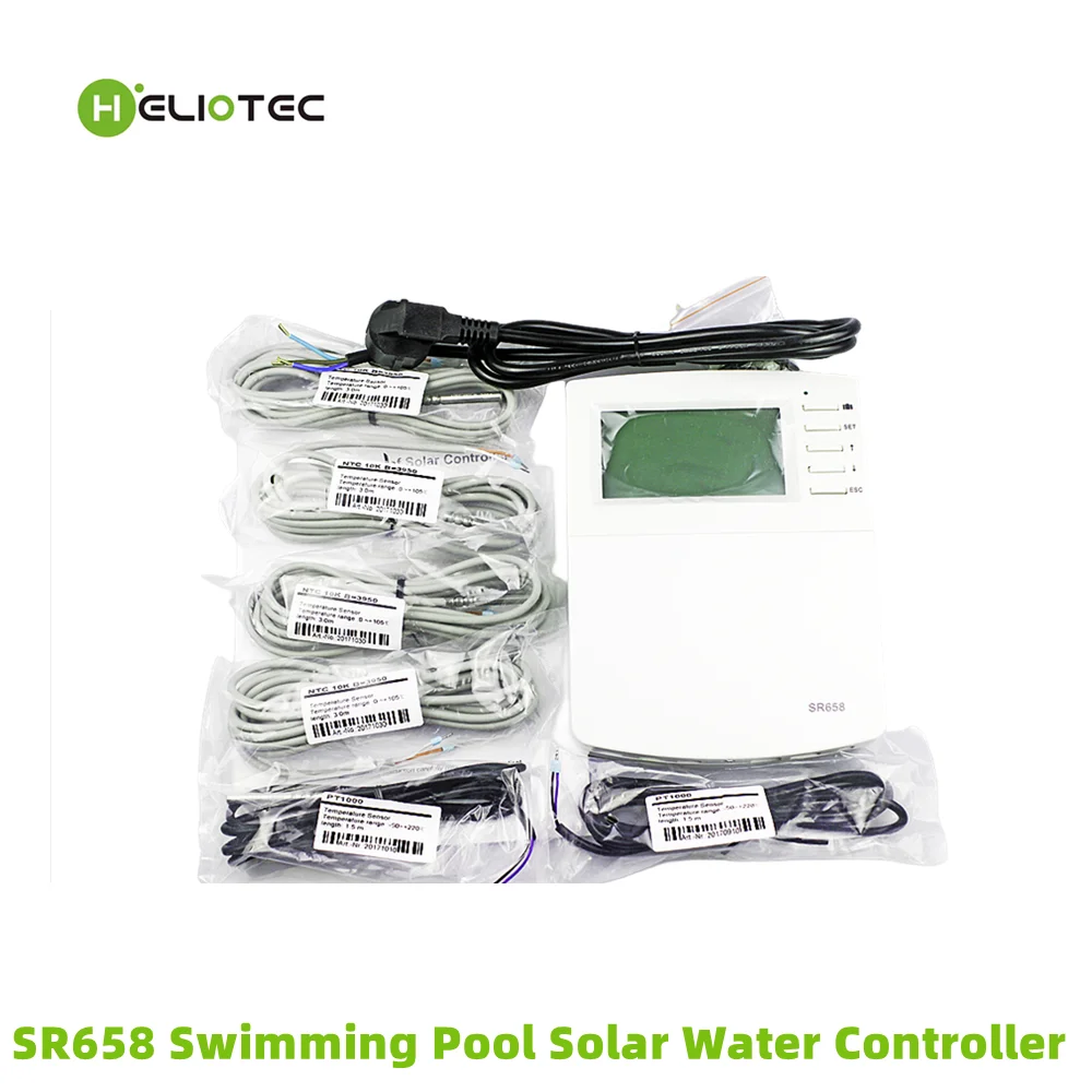 Solar Water Heater System Controller SR658 for Swimming Pool Heating and Solar Water Heating System Controller