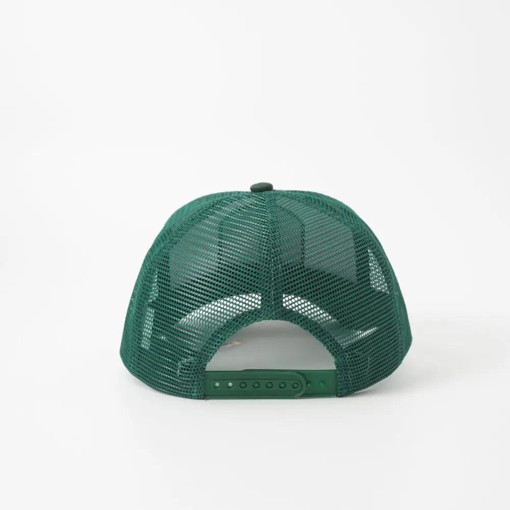 Retro Cotton Mesh Trucker Hat Car Patch Adjustable Fishing Sun Hat Breathable Sun Protection Streetwear Sport Hat For Man Women