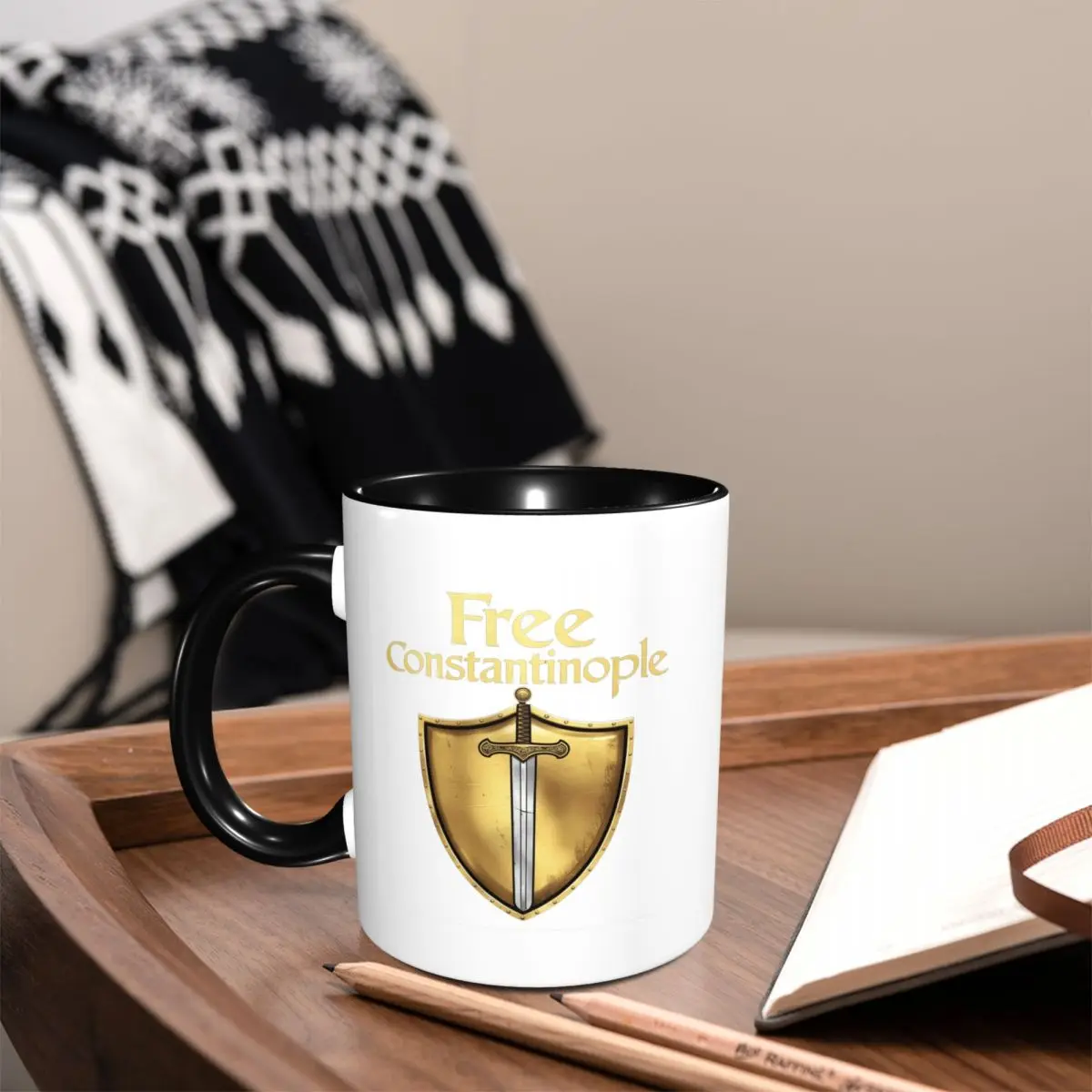 Free Constantinople Bold Historical Statement Mug Funny Ceramic Coffee Cups Tea Mugs Milk Cup Drinkware Gift for Friends