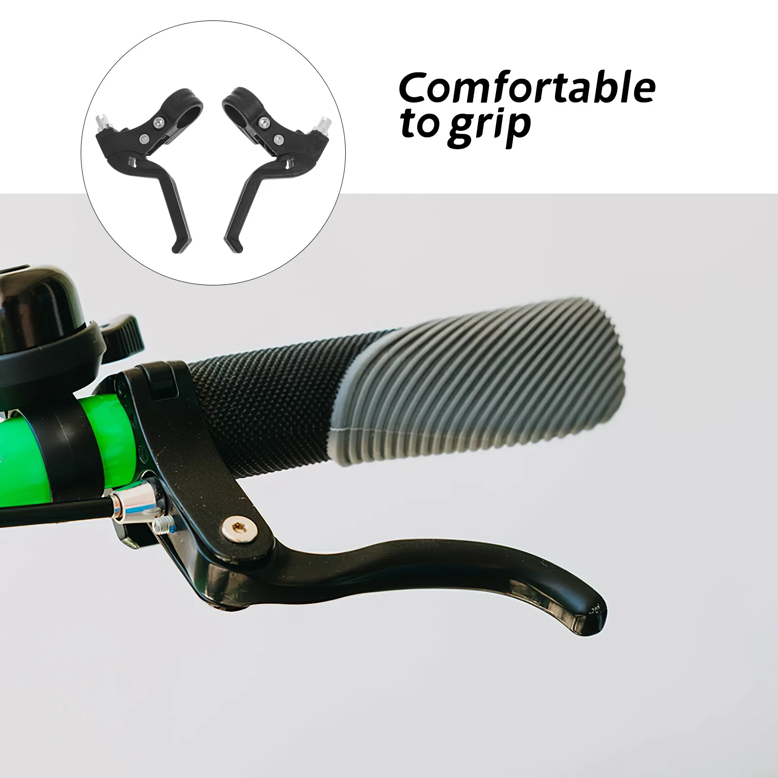 

1Pair Aluminum Alloy Brake Levers Lightweight Durable Bike Brake Handles Universal for Mountain Road Folding Bikes